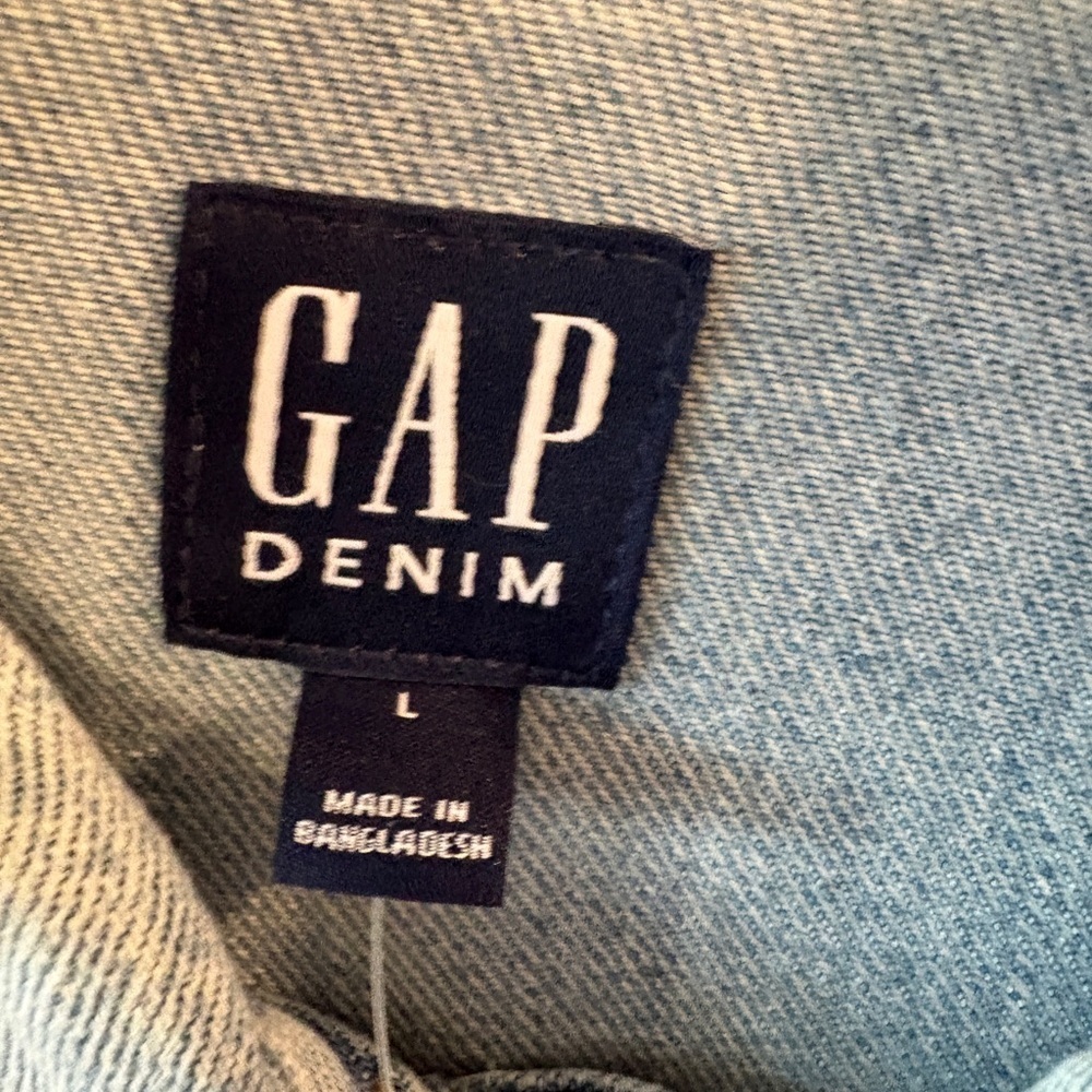 GAP Light Blue Denim Jacket - Picture 5 of 12
